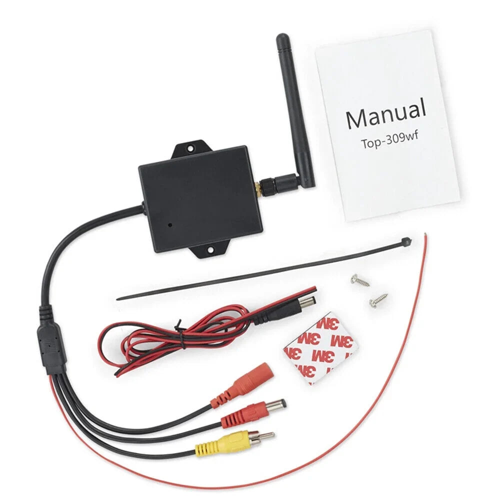 Easy Wireless Car Reversing Camera AV to Wifi Transmitter Module - Stable Signal, 50m Range - Ideal for Rear View Camera