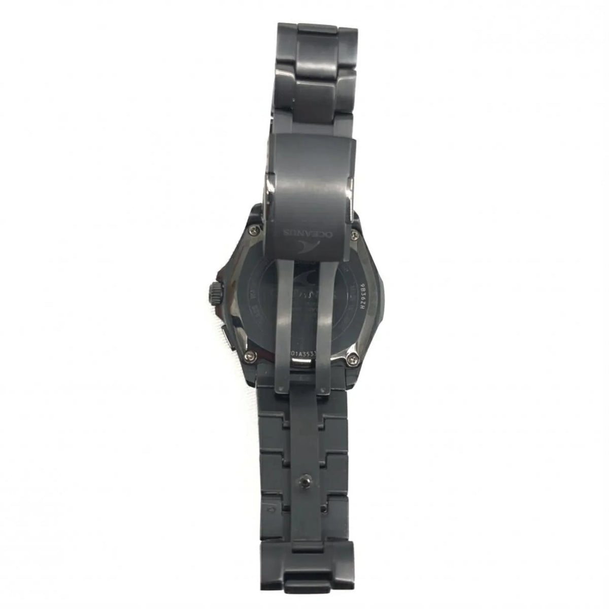 Pre-Owned CASIO OCIANUS OCW-S100B-1AJF Quartz Radio Solar Black Casio (Fair)