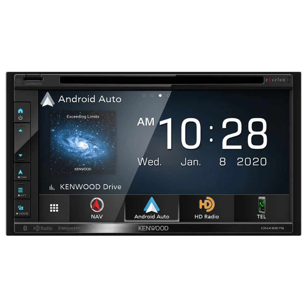 New Kenwood DNX697S 6.8" Navigation DVD Receiver & DRV-N520 Full HD Dashboard Camera