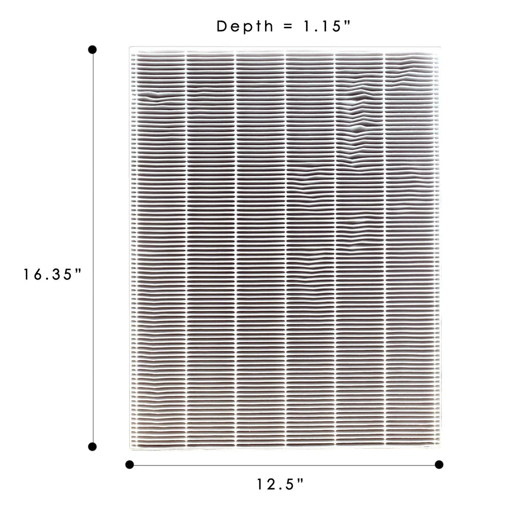 Hepa Filter for Winix 115115 Replacement Filter A for C535, 5300-2, 6300-2,P300, 5300 and 5500 (1 Set)