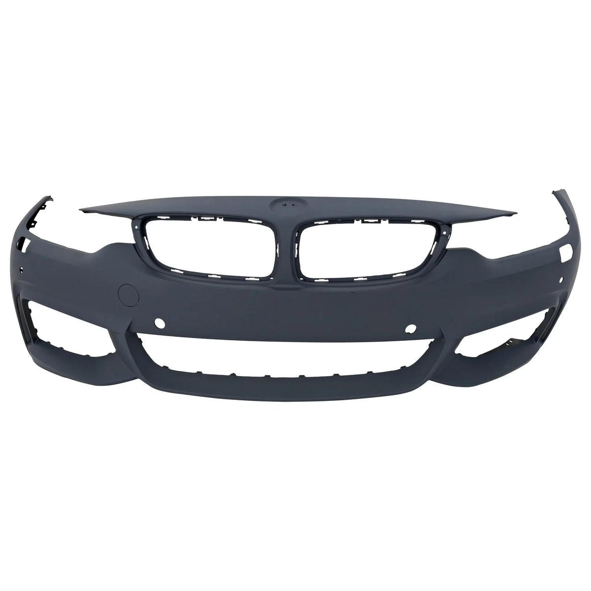 Front BUMPER COVER Compatible For BMW 4-SERIES 2014-2018 Primed with M Sport Line with HLW PDC Sensor Holes/Cam Conv/Coupe/HB- CAPA