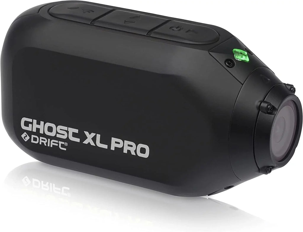 Drift Ghost XL Pro 4K Action Camera, Image Stabilization 4 Hour Battery Life Waterproof Camera 140 Degree Wide Angle Support External Mic