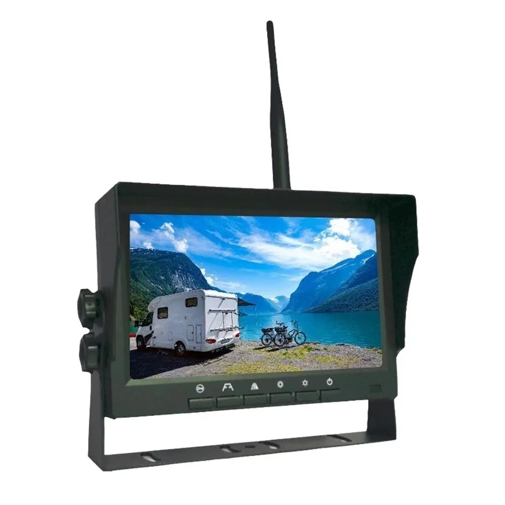Pyle Single CH 7” 1080P HD Digital Wireless Monitor and Wireless License Camera System