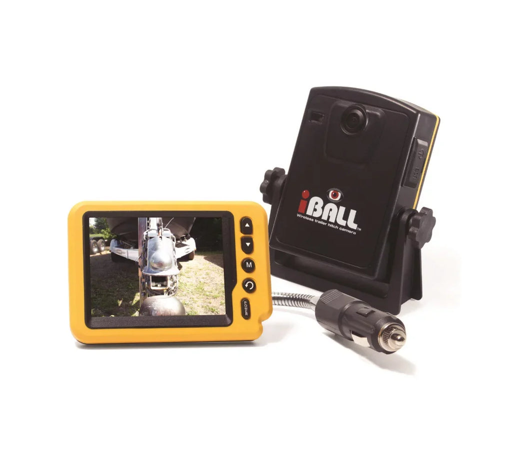 iBall Digital Pro Wireless Magnetic Trailer Hitch Rear View Camera LCD Monitor Fits Any Vehicle, Car or Truck