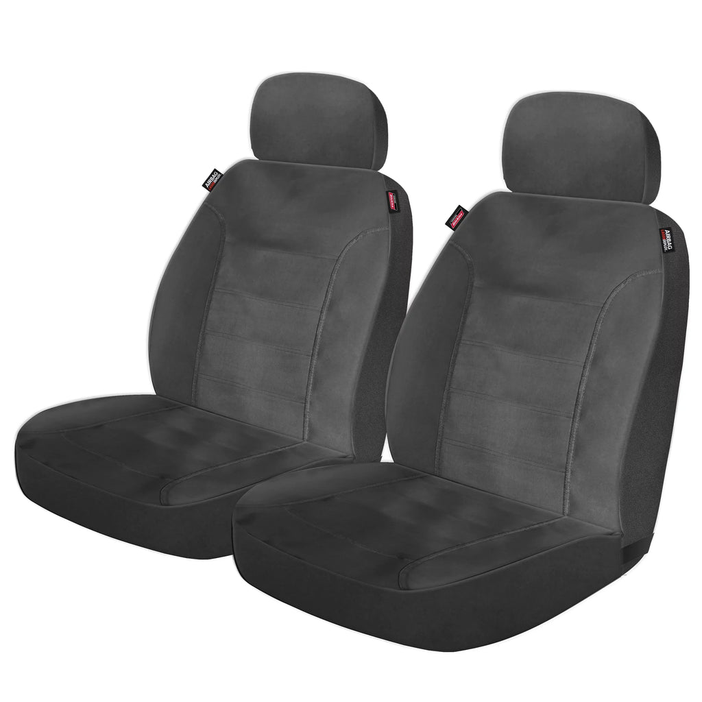 Genuine Dickies 2 Piece Durazone Car Chair Covers, Black