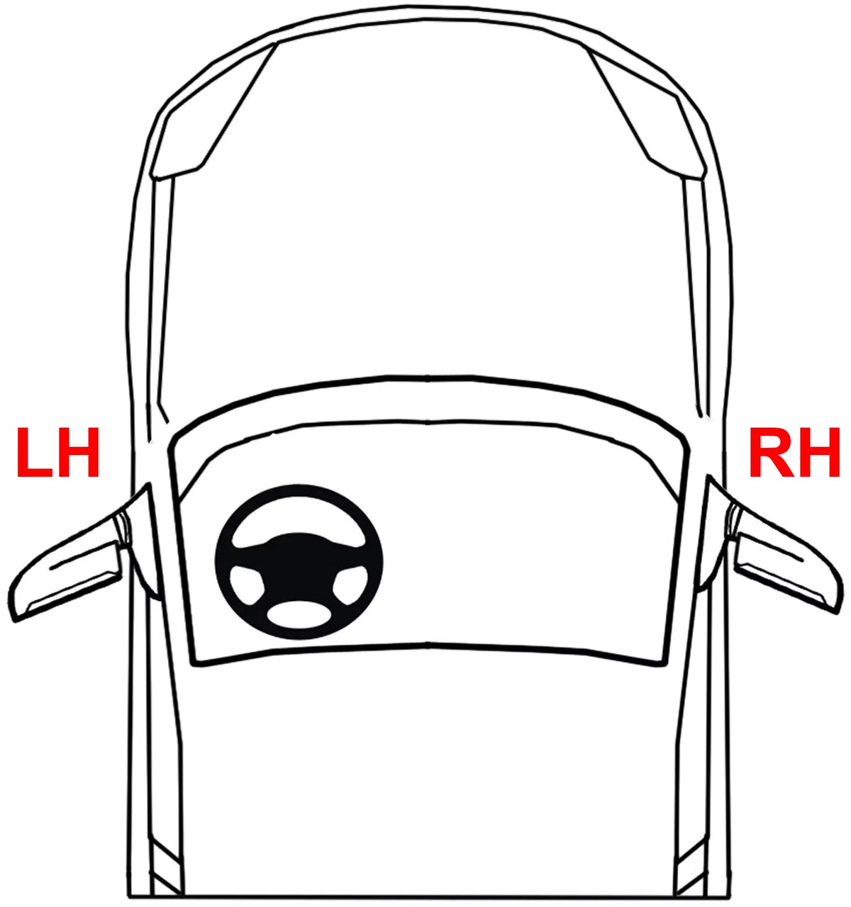 Mirror Compatible With 2007-2012 Nissan Altima Right Passenger Side Paintable Kool-Vue