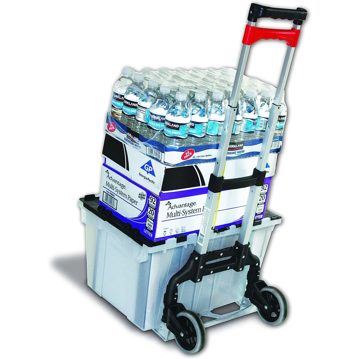 Magna Cart Personal MCI Folding Hand Truck with Rubber Wheels, (3 Pack)