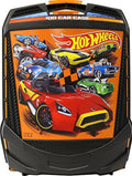 Hot Rims 100-Car, Rolling Storage Case with Retractable Handle Hot Rims 100-car