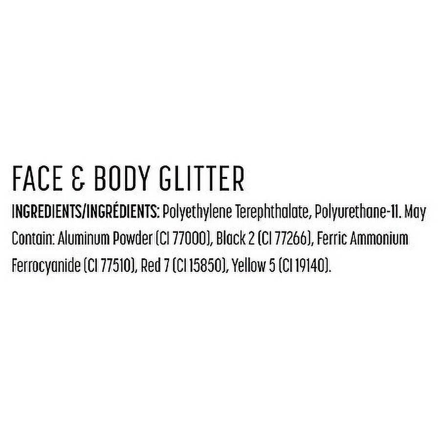 NYX Professional Makeup Face & Body Glitter, Violet 0.08 oz Pack of 2