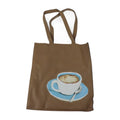 Pre-Owned FENDI Fendi Tote Bag 7VA426 Leather Brown Series Shoulder Coffee Cup Pattern (Like New)