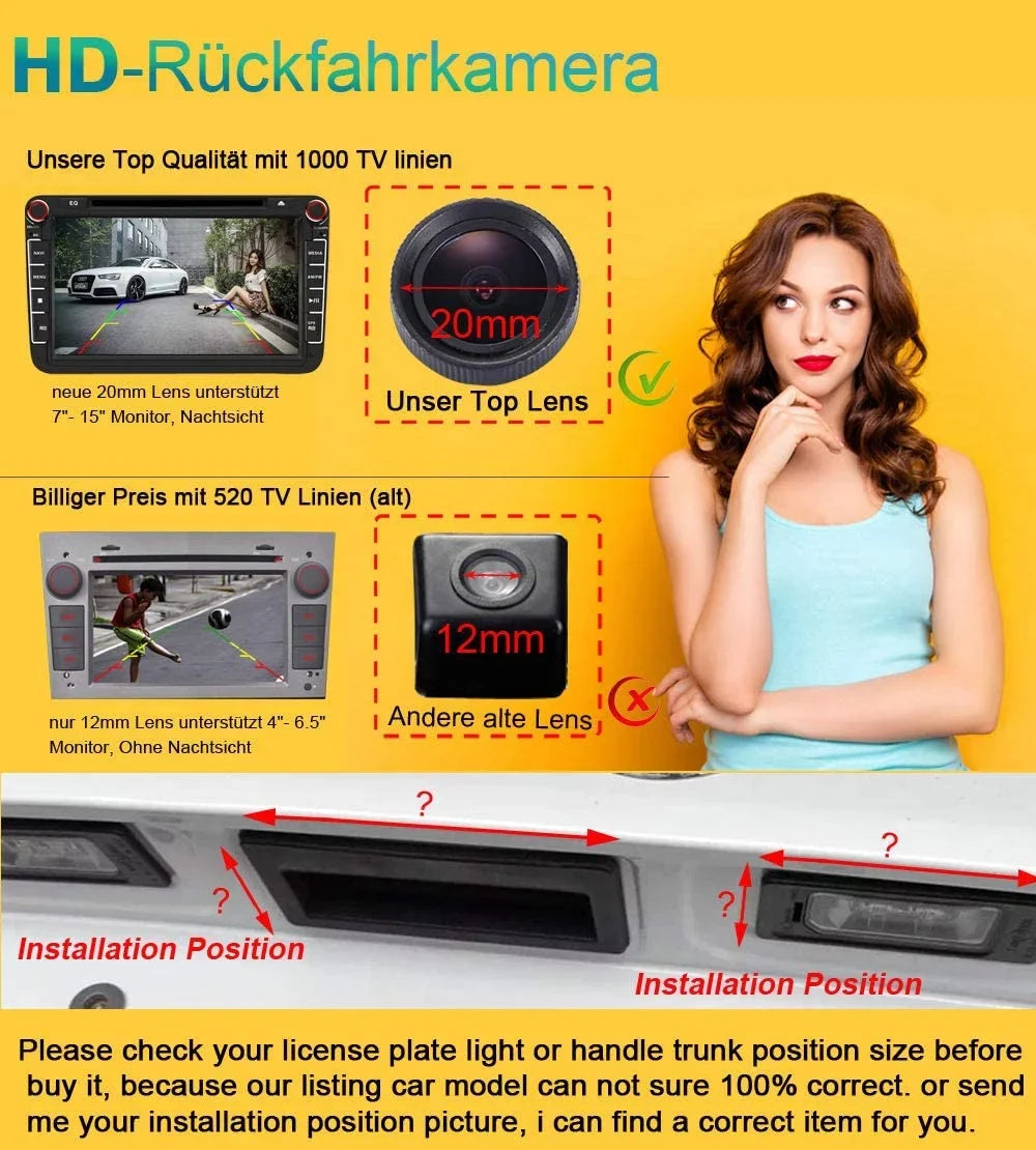 HDMEU Car Rear View Reversing Backup Camera for Holden Caprice Holden Commodore MonaroVX Ute VY SS VZ