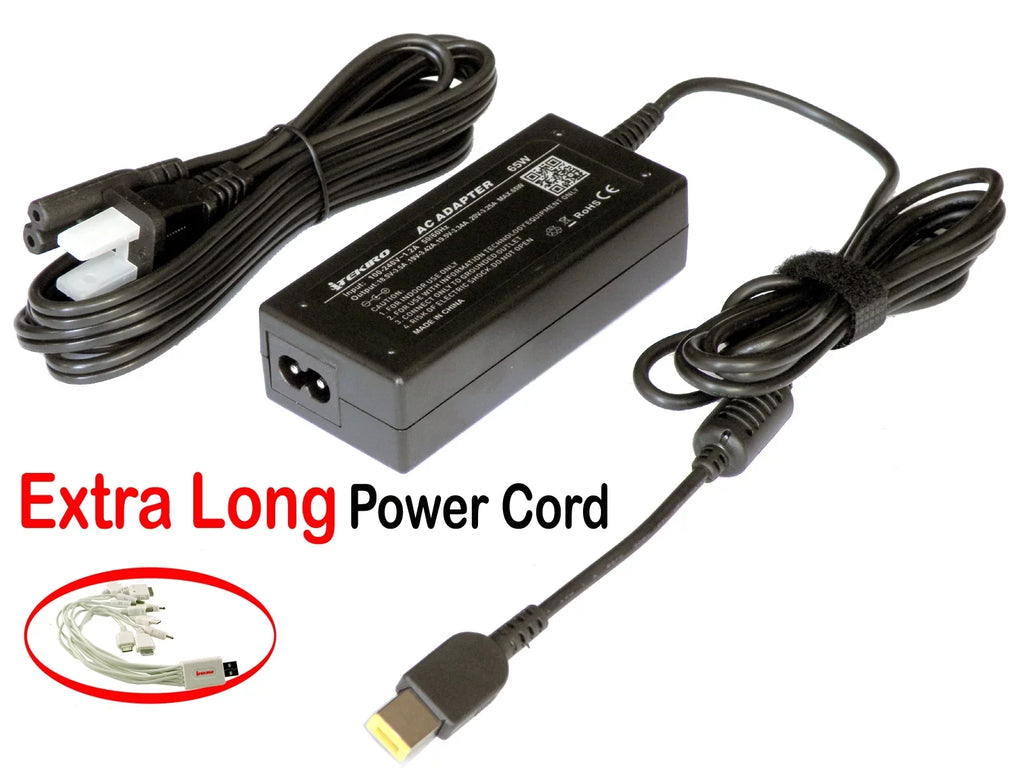 iTEKIRO AC Adapter for Lenovo ThinkPad X380 Yoga 20LH001SUS 20LH0023US, Yoga 11e 20D9 20DA 20DB 20DU, Yoga 11e 2nd Gen 20E5 20E7, Yoga 11e 3rd Gen 20G8 20GA, Yoga 11e 4th Gen 20G8 20HS 20HU
