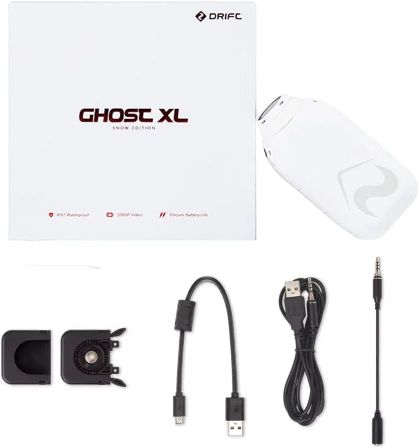 Drift Ghost XL Sports Cameras, 9 Hour Battery Life Waterproof Support External Mic