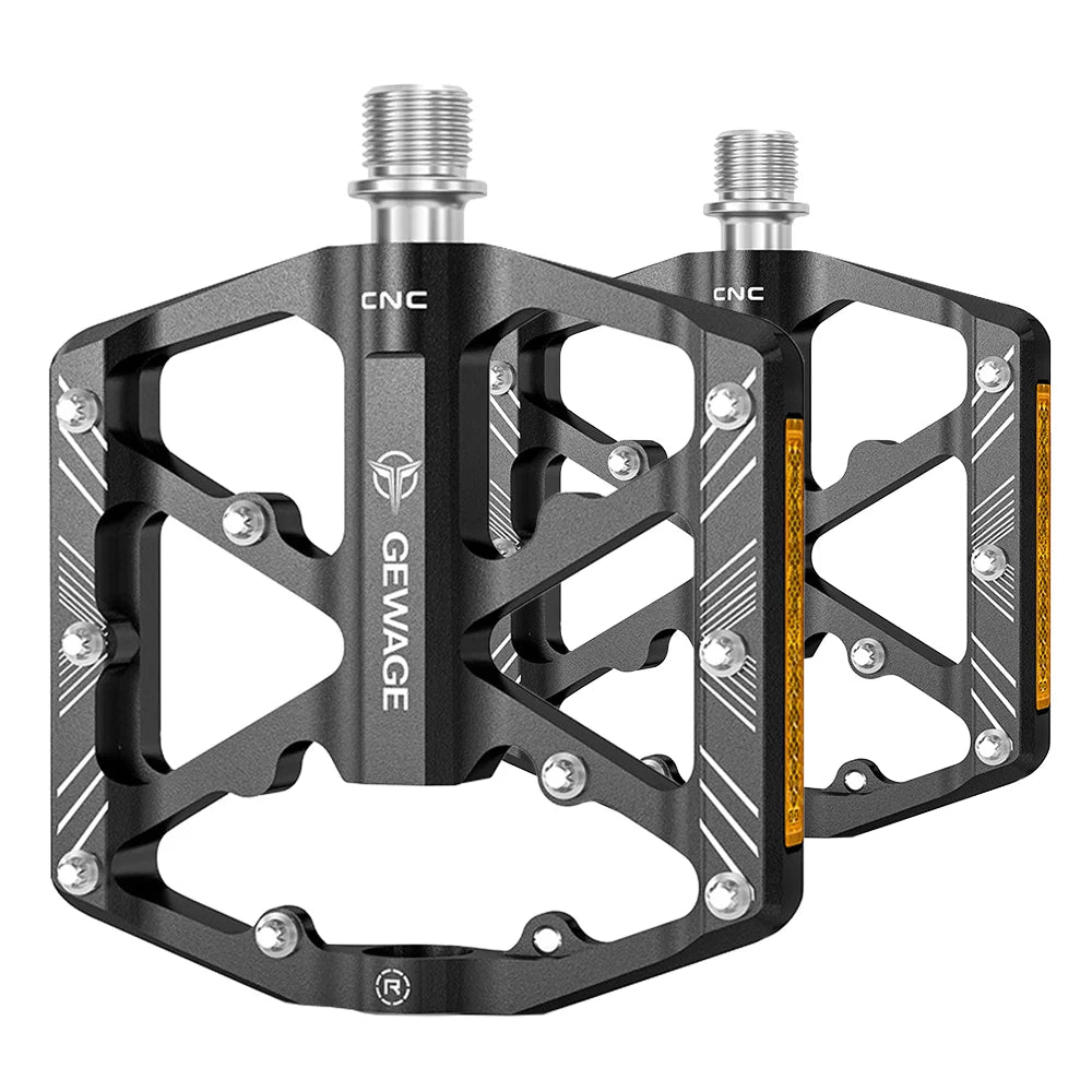 Cycle Peddling components Aluminum Alloy Peddling components with Reflectors Mountain Cycle Peddling components Cycling Peddling components Platform