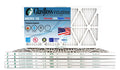Glasfloss 15x25x1 - MERV 10 -Qty:6 - Furnace Air Filter - Made in USA (Actual Size: 14.5 x 24.5x7/8 inch)