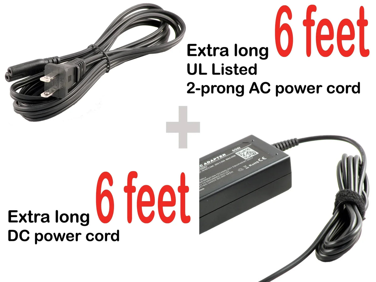 iTEKIRO AC Adapter for Lenovo ThinkPad X380 Yoga 20LH001SUS 20LH0023US, Yoga 11e 20D9 20DA 20DB 20DU, Yoga 11e 2nd Gen 20E5 20E7, Yoga 11e 3rd Gen 20G8 20GA, Yoga 11e 4th Gen 20G8 20HS 20HU
