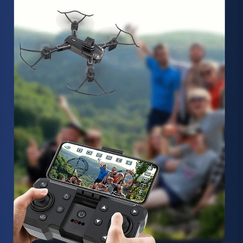 JLLOM Dual Camera Drone - 4K HD Quadcopter with Foldable Design and Obstacle Avoidance Technology