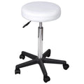 OWSOO Office Stool White Faux Leather