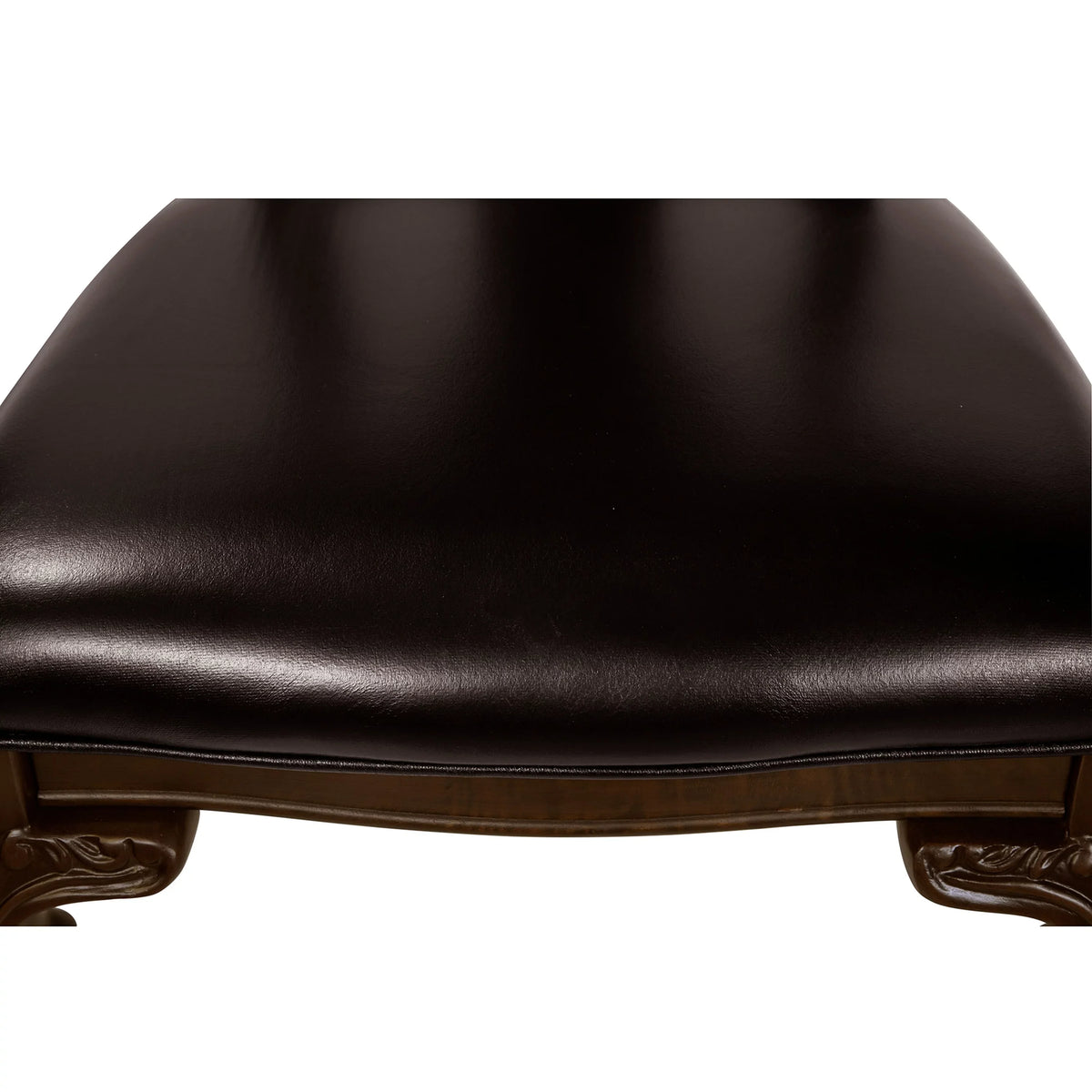 Furniture Of America IDF-3319W-SC Woden Side Chair- 2 Pack - Brown Cherry