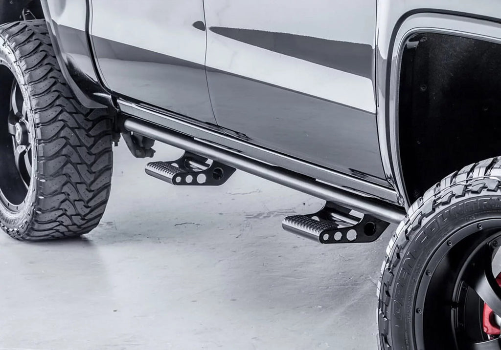 N-Fab by RealTruck Rkr Rails | Textured Black | T074Rkrccr | Compatible with 2007-2021 Toyota Tundra Crewmax All Beds, SRW Gas