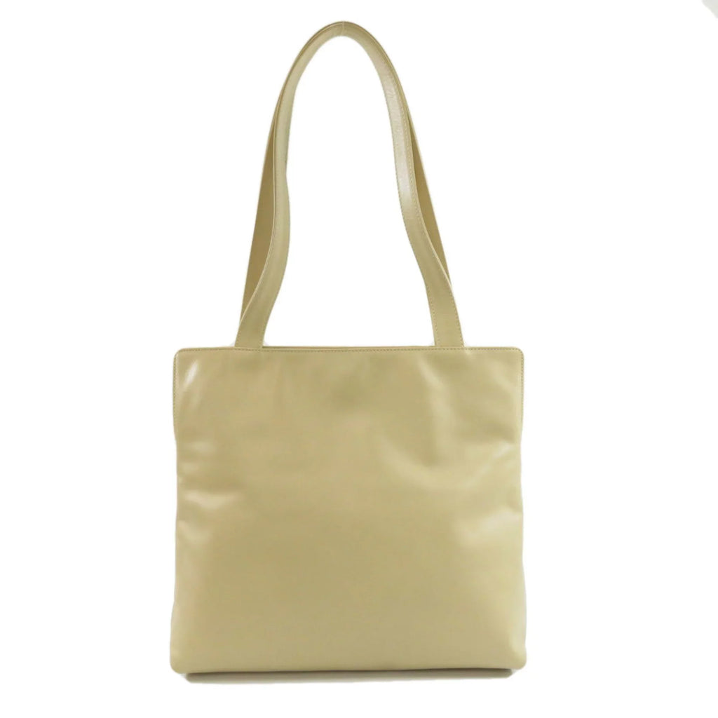 Pre-Owned Chanel coco mark tote bag lambskin ladies CHANEL (Good)