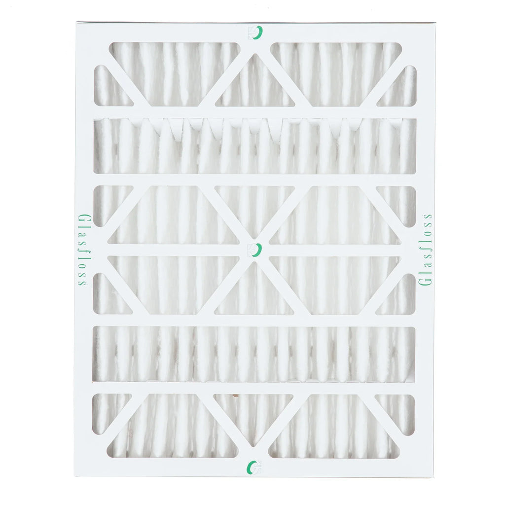 6 Pack of 18x24x4 MERV 10 Pleated 4" Inch Air Filters by Glasfloss. Actual Size: 17-1/2 x 23-1/2 x 3-3/4