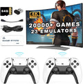 New dual joystick console controller, TV HDMI HD 4K TV console PS1 double play controller, more than 20,000 games, 4K HDMI output and wireless controller relive classic games.