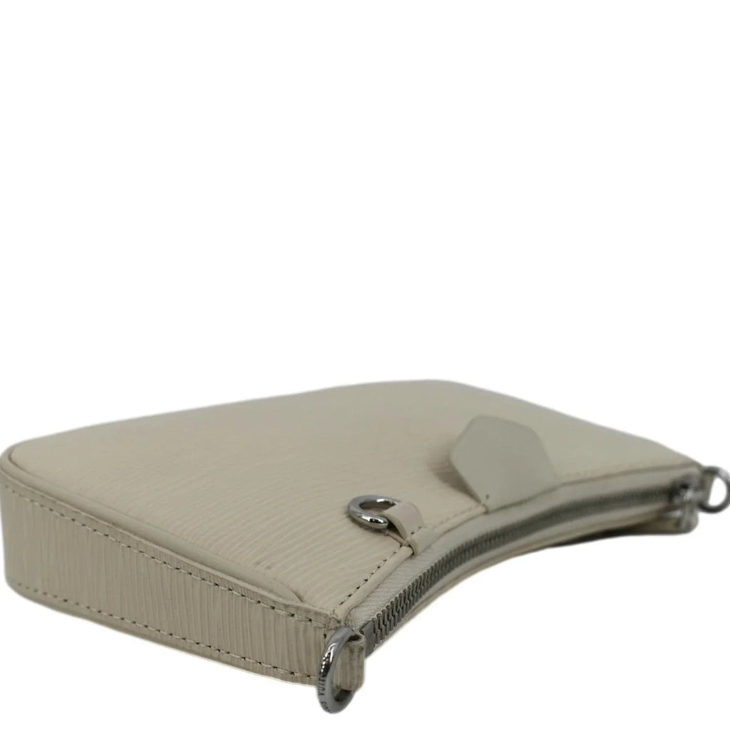 Pre-owned LOUIS VUITTON Easy Pouch On Strap Epi Leather Shoulder Bag Cream