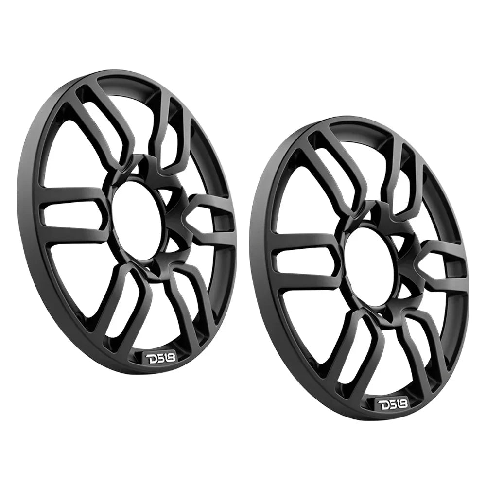 DS18 PRO Universal 6.5 " Inch Plastic Speaker Grill Covers White (Set of 2)