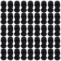 Toptie 45 Pack Black Balaclava Ourdoor UV Sun Protection Hood Mesh Cooling Adjustable Balaclava for Men Women-45 Pcs Black