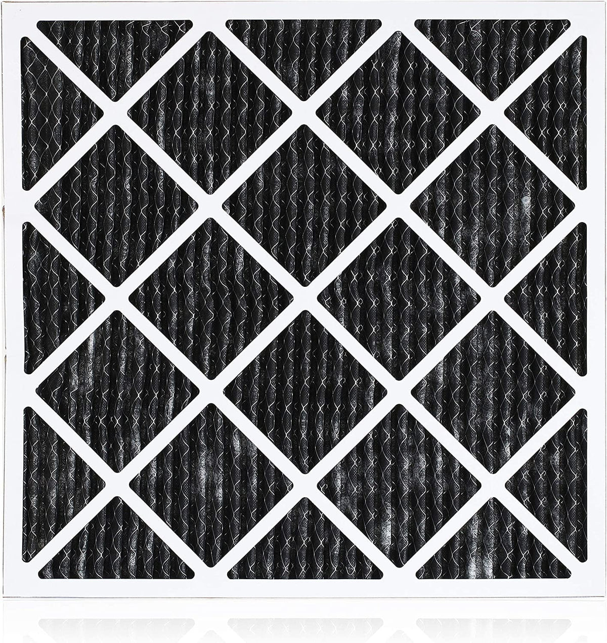 Filterbuy 22x24x1 MERV 8 Odor Eliminator Pleated HVAC AC Furnace Air Filters with Activated Carbon (2-Pack)