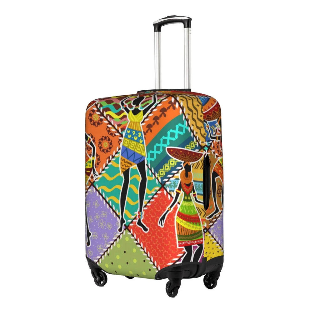 Kll Dancing African Womans Luggage Cover Suitcase Cover Suitcase Protector-