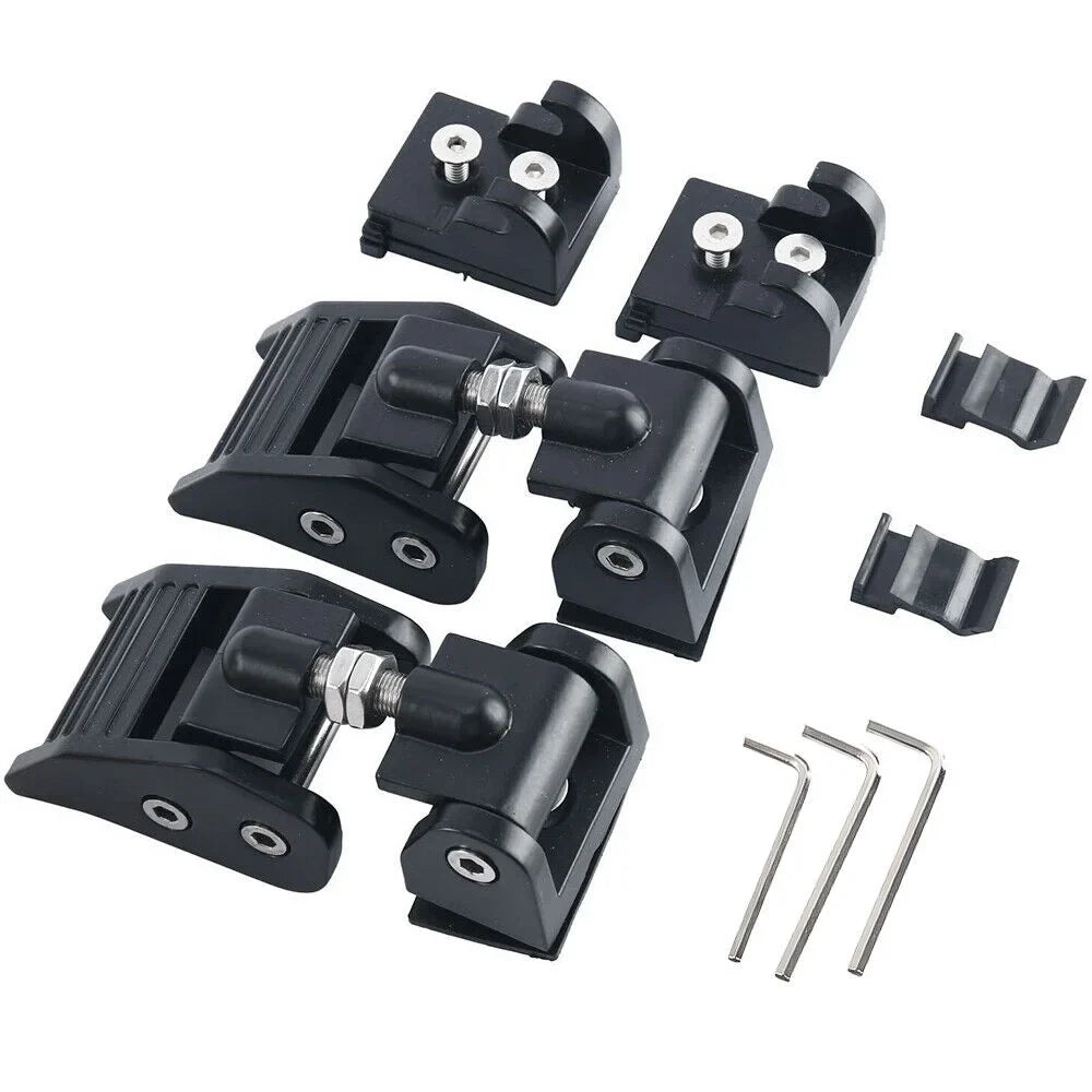 JahyElec Durable Black Hood Latch Lock Catch for Jeep Wrangler JK 07-18 - Secure Your Off-Road Adventures