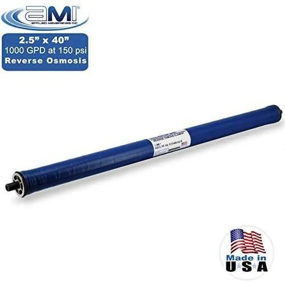 Low Energy Reverse Osmosis Membrane For Tap Water | 1,000 GPD At 150 Psi | 99% Rejection | Replacement RO Membrane | M-T2540ALE