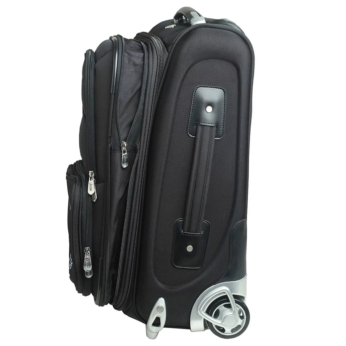 MOJO Black Arkansas Razorbacks 21" Softside Rolling Carry-On Suitcase